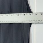 Proenza Schouler Black Silk Sleeveless Drop Waist Dress Sz 8 Minimalist Classic Photo 5