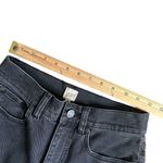 Rebecca Taylor  LA VIE Distressed Black Jeans Glitter Striped Size 25 Grunge Punk Photo 10