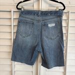 Celebrity Pink  Multi Button Tie Waist Denim Bermuda‎ Shorts Size 5/27 Photo 1