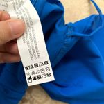 ZARA  Tied Bow Spaghetti Strap Crop Top in Bluish Photo 12