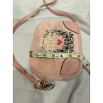 Juicy Couture  Pink Crossbody Bag Embroidered Crown‎ Heart Chain Strap New Photo 7