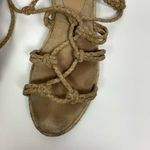 Joie  Lace-Up Braided Suede Flat Gladiator Sandal Photo 3