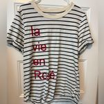 Anthropologie  Sol Los Angeles La Vie En Rose Tshirt Size Large Photo 0