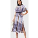 Ted Baker  London Samii Geo Chevron Midi Dress Photo 2
