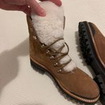 Sam Edelman Fur Lace Up Booties Photo 4