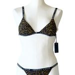 Kendall + Kylie NWT  Leopard Print 2 Pcs Swim Set Photo 2