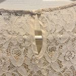 Gap ‎ Ivory Lace Short Sleeve Blouse Women's Large Romantic Cottage Bridal NWT Photo 6