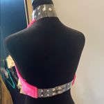 Pink Fuzzy Halter Top Photo 1