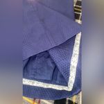 Lilly Pulitzer Size 0 Gabby Shift Cotton Dress True Navy Dress Pink Embroidery Photo 9