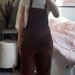 Aerie  Overalls Corduroy Brown Photo 0