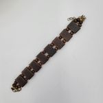 Vintage The Legend of the Dreamcatcher Wooden Native American Tile Bracelet 7" Photo 0