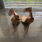 Peace + Love Rose Gold Rhinestone Strappy Heels Sz 8 Photo 4