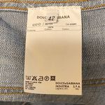 Dolce & Gabbana Denim Jacket with Brown Fur Collar Photo 3