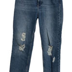 ZARA  distressed ripped‎ jeans medium wash women's size 8 buttonfly high rise Photo 0