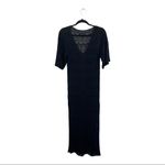 ZARA #156  black knit maxi dress Photo 1