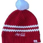 Coca-Cola  red & white pompom beanie hat Photo 0