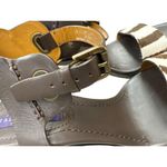 Ralph Lauren women’s brown, tan zebra shoe heels 4-inch-tall size 8 SKU 2929 Photo 8