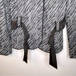 Sandro Sportswear Belted Zebra Jacket Blazer Size M Photo 5