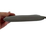 Coach F58032 Corner Zip Wristlet Crossgrain Leather Wallet Gray Small Photo 7