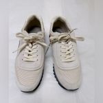 Tory Burch  Cream and Navy Sneakers Photo 1