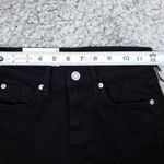 7 For All Mankind Women’s Mid Rise Gwenevere Skinny Jeans Size 23 Black Stretch Photo 6