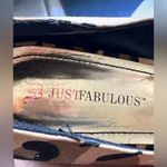 JustFab  Browns & Black Leopard Animal Print Pep Toe Bow Stiletto Heels Sz 10. Photo 4