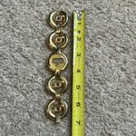 Women’s vintage gold tone‎ chunky digital watch brac one size measurements shown Photo 3