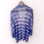 Chico's CHICO’S Tie Dye Linen Open Knit Cardigan Women’s Mesh Knit Coastal Boho Photo 6