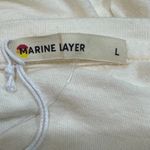 Marine layer  Easy Crop Graphic Tee Shirt‎ Antique White Large Rainbow Soft Photo 3