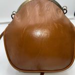 Capezio  Vintage KISS Lock Faux Leather Crossbody Bag Photo 6