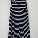Sundry  Maritime Mini Dress Striped Sleeveless Tank Bauble Hem Navy White 1 Small Photo 0