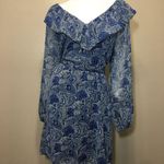 Michael Kors MK Kinley Ruffled Wrap Dress True Nav Photo 1
