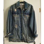 Zara  Ripped Jean Jacket  Photo 6