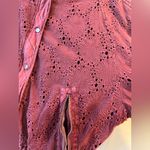 Free People  Daisy Jane Eyelet Embroidered Bomber Jacket Photo 3