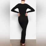 SKIMS NWT  Soft Lounge Long Sleeve Long Dress Onyx Black Size XL Photo 3