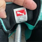 Puma Suede Tiffany Blue and Black High Hi Top Sneakers size 8 Photo 12