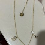Evil eye pendant necklace Gold Photo 2