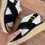 Dr. Scholl's Ember Espadrille Wedge Sandal Size 8 Black Photo 4