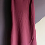 Wilfred Aritzia Maroon Bias-Cut Slip Midi Dress, Size 2, EUC Photo 0