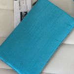 Bamboo Traders, NWT. Beaded aqua wristlet or‎ crossbody bag. Straps for both. Blue Photo 7