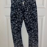 Lululemon  athletica Leggings - Black and White Floral Photo 1