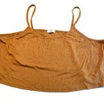 BP Ribbed Tank Top 4X Brown Sleeveless Crop Cami Casual Photo 0