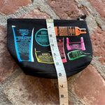 Kiehls black and bright colored travel makeup storage zippered bag pouch Pink Photo 5