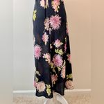Oscar de la Renta Pink Label Vtg 2000s Black Floral Lace Trim Slip Dress Size M Photo 5