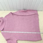 J.Crew Turtleneck Pink Cozy Soft Barbie Winter Sweater Size S Photo 4