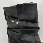 Diane Von Furstenberg  Womens Boots Size 10M Black Leather Western Grunge Shoes Photo 3