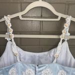 Y2K Fairycore Prom Dress with Floral Straps Full Maxi Skirt Princess Photo 12