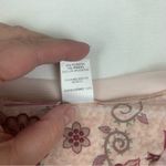 No Boundaries  juniors large y2k vintage Floral V-Neck shirt pink white whimsi gi Photo 3