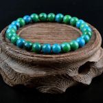 🌎Chrysocolla Crystal Bracelet🌎 ~8mm Photo 2