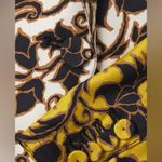 NWOT Kobi Halperin 100% silk dip dye floral jacket blazer marigold Large Photo 4